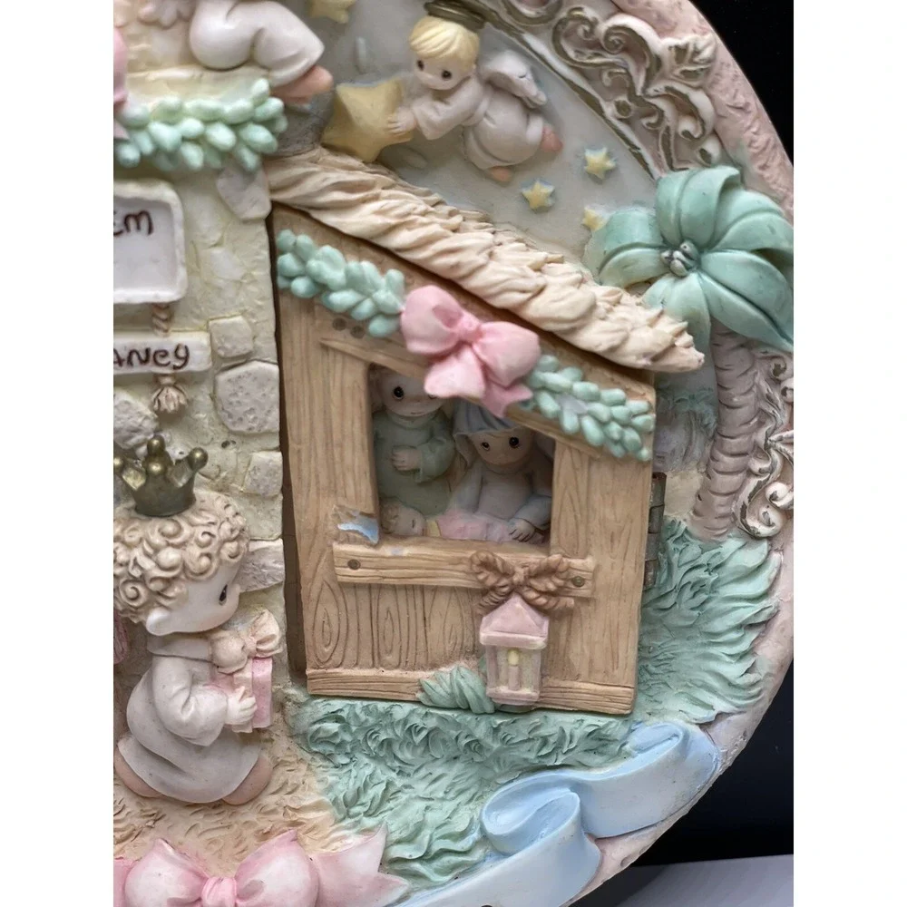 Vintage Enesco Nativity Plate 1998 